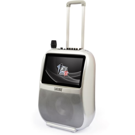 GIOCHI PREZIOSI CTC10000 CANTA TU PRO SILVER KARAOKE PORTATILE CON MICROFONO WIRELESS