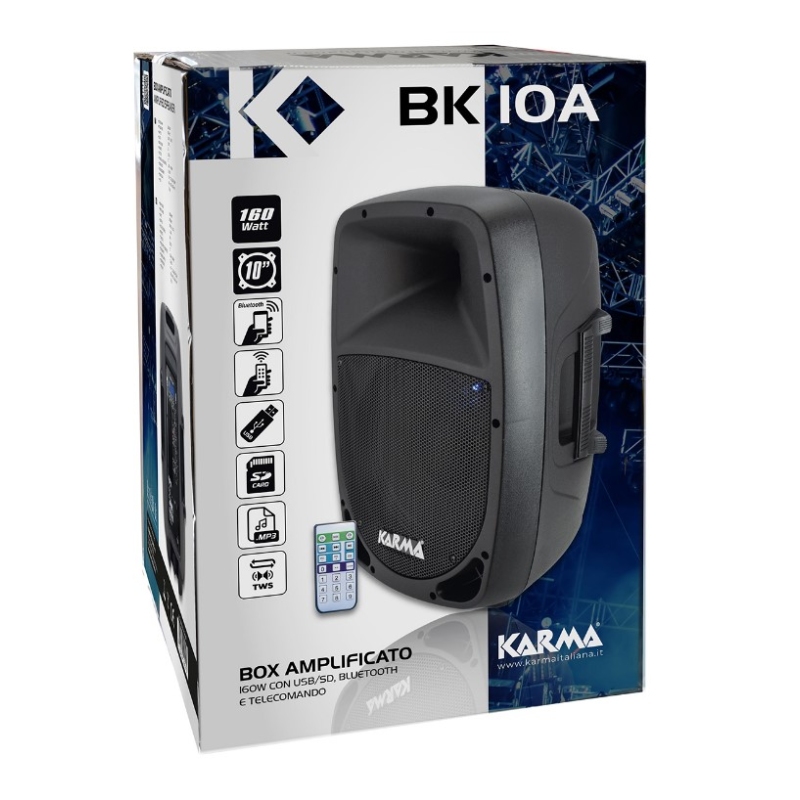 KARMA BK 10A CASSA ACUSTICA 160W WIRELESS CON...