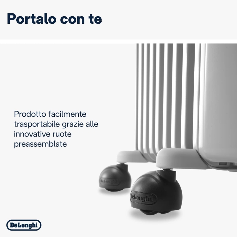 DE LONGHI TRRS1225 RADIATORE AD OLIO 12...