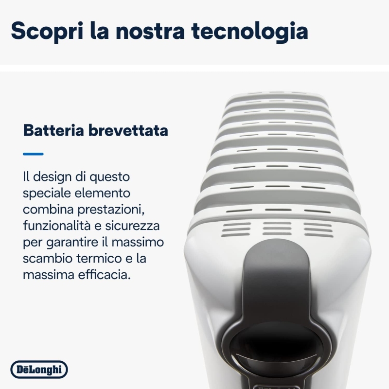 DE LONGHI TRRS1225 RADIATORE AD OLIO 12...