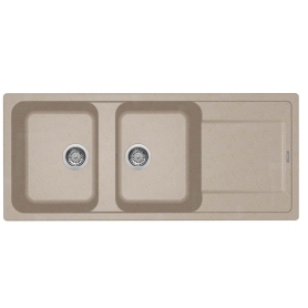 ELLECI LG250051 LAVELLO 116X50 2 VASCHE CON GOCCIOLATOIO...