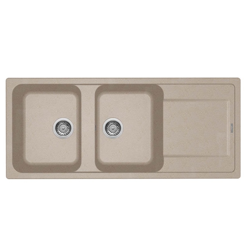 ELLECI LG250051 LAVELLO 116X50 2 VASCHE CON GOCCIOLATOIO REVERSIBILE AVENA