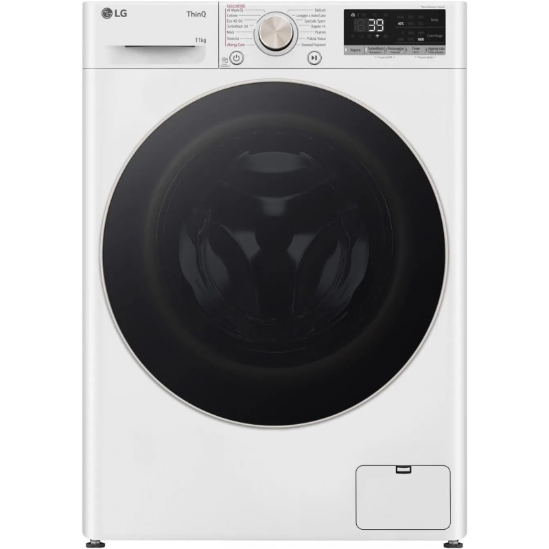 LG F4R7011TSWG LAVATRICE 11KG 1400 GIRI WIFI VAPORE INVERTER CLASSE A - PROMO