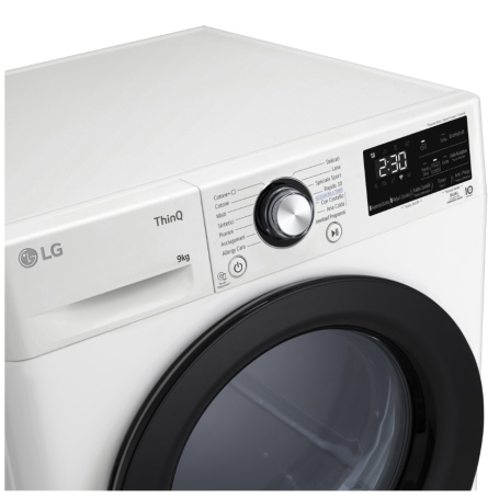 LG RH90V9AVBN ASCIUGATRICE SMART DUAL INVERTER A POMPA DI CALORE 9KG WIFI CLASSE A+++ PROMO