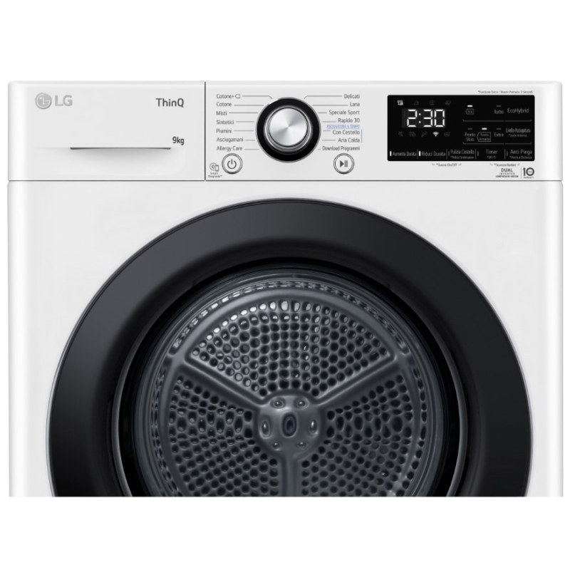 LG RH90V9AVBN ASCIUGATRICE SMART DUAL INVERTER...