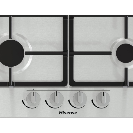 HISENSE GM643XF PIANO COTTURA 60CM 4 FUOCHI A GAS INOX