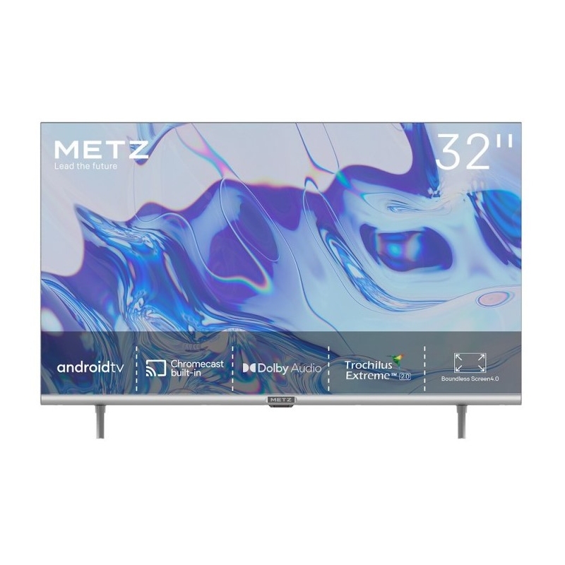 METZ 32MTC6120Z TV LED 32" SMART TV HD ANDROID 9.0 DVBT2 WIFI+ETHERNET COLORE NERO - PROMO