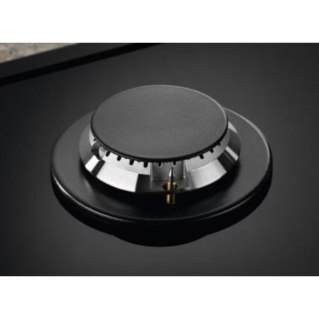 ELECTROLUX EGM6343YAK PIANO COTTURA DA INCASSO 60CM 4 FUOCHI A GAS IN VETRO NERO