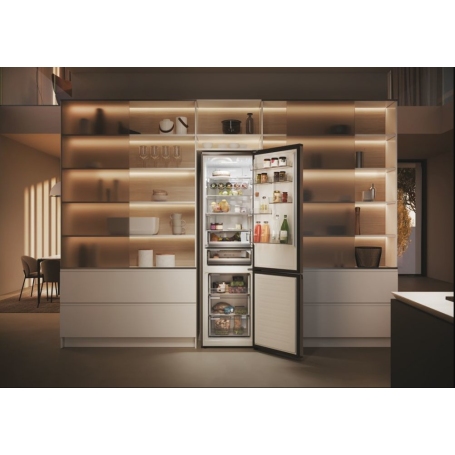 HAIER HDPW5620ANPD FRIGORIFERO COMBINATO NO FROST 409LT WIFI CLASSE A COLORE DARK INOX