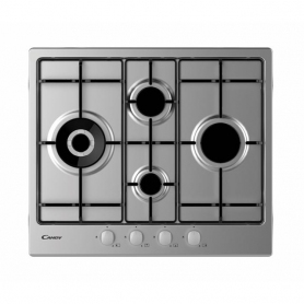 PIANO COTTURA CANDY CLG64SPX INOX INCASSO 4 FUOCHI INOX CM 60