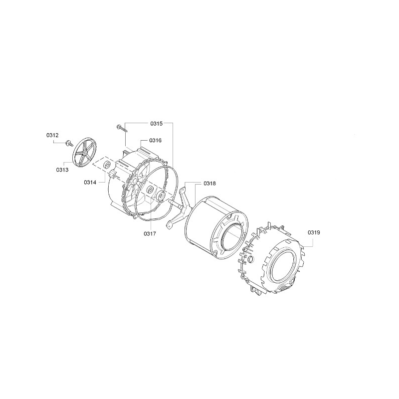 VASCA COMPLETA COMPATIBILE CON LAVATRICE BOSCH...