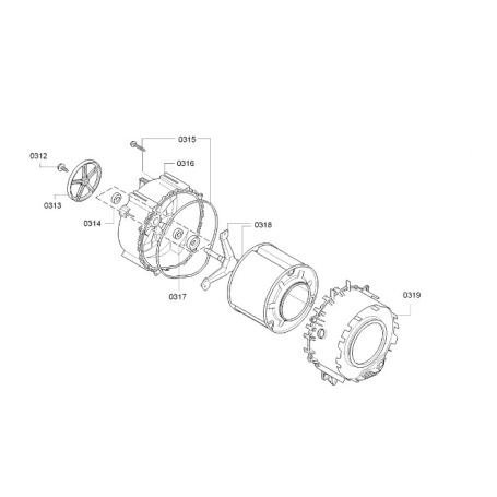 VASCA COMPLETA COMPATIBILE CON LAVATRICE BOSCH - 00238921