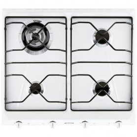 PIANO COTTURA SMEG S264X 4 FUOCHI 60x50 INOX - GARANZIA ITALIA