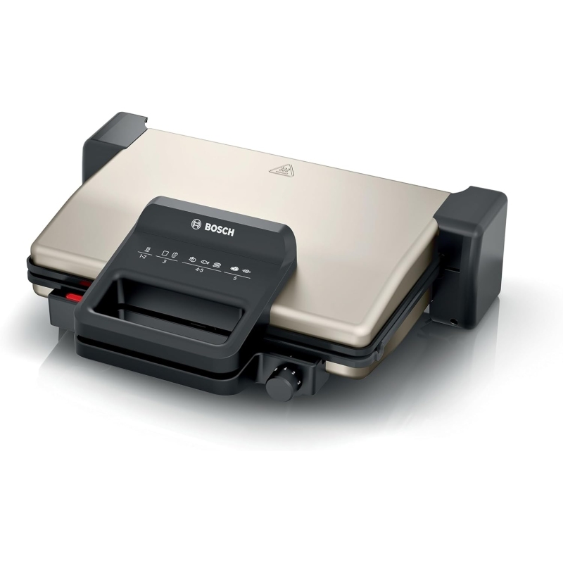 BOSCH TCG3302 BISTECCHIERA ELETTRICA 2000W PIASTRE INCLINABILI COLORE ARGENTO