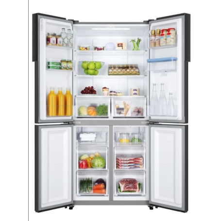 HAIER HTF-456WM6 FRIGORIFERO 4 PORTE LIBERA INSTALLAZIONE 466LT NO FROST MULTIFLOW CLASSE F INOX