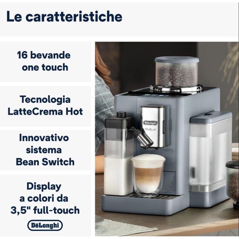 DeLonghi De'Longhi Genio Plus Automatica/Manuale Macchina per espresso 0,8  L, Macchine caffè in Offerta su Stay On