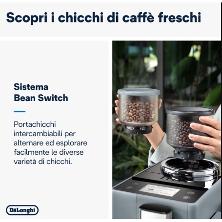 DE LONGHI EXAM440.55.G MACCHINA DA CAFFE' AUTOMATICA A CHICCHI GRIGIO - EXAM44055G
