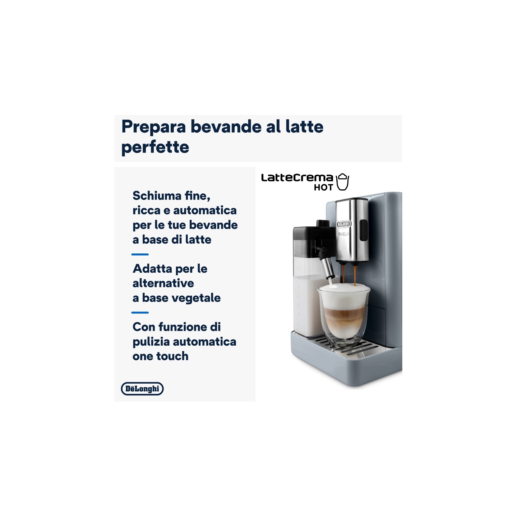 Macchina automatica per caffè in chicchi Rivelia EXAM440.55.B