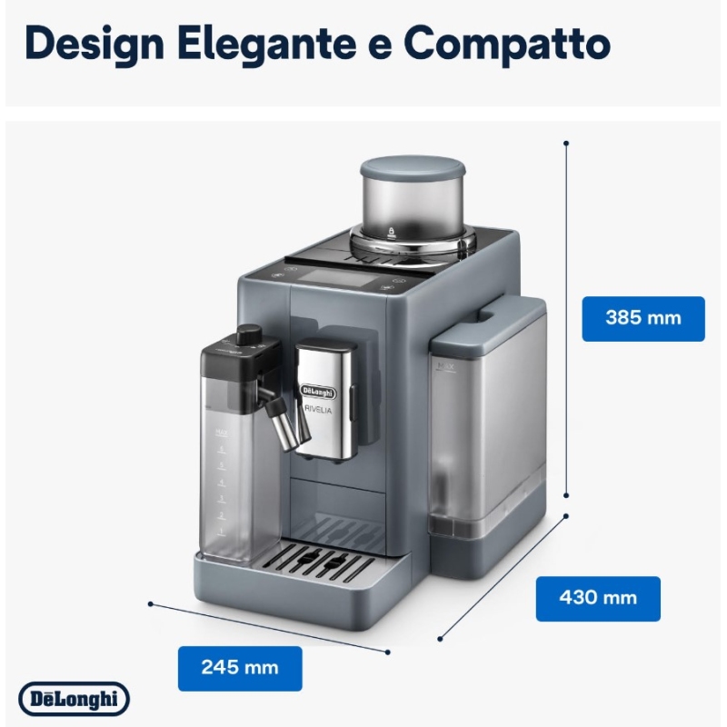 DE LONGHI EXAM440.55.G MACCHINA DA CAFFE'...