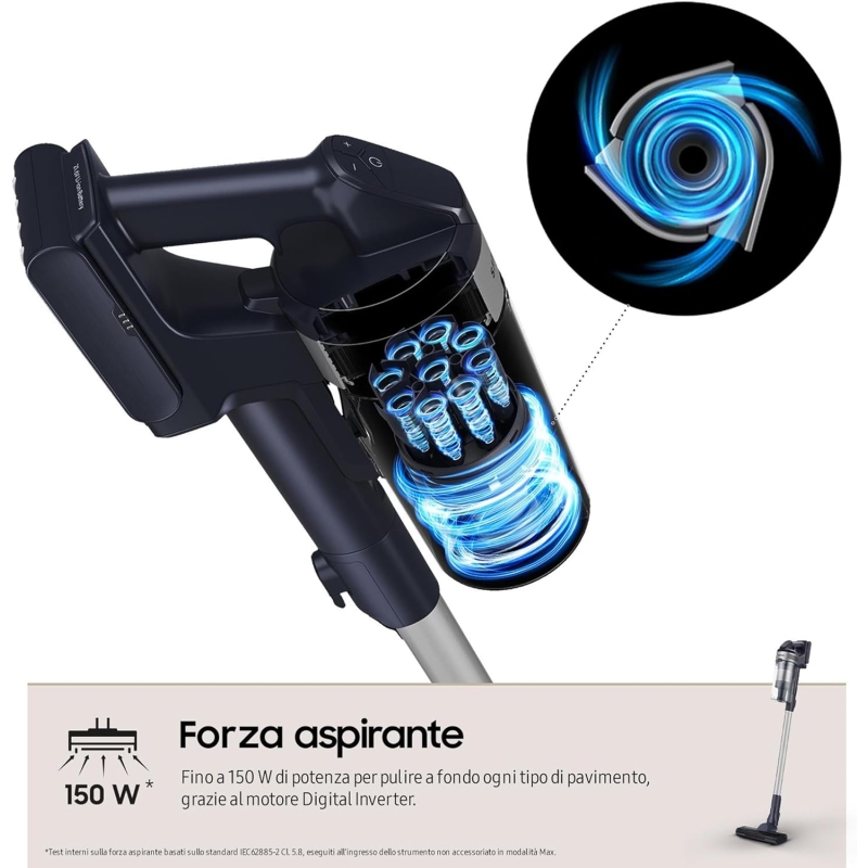 SAMSUNG VS15A60AGR5 SCOPA ELETTRICA JET 65 PET...