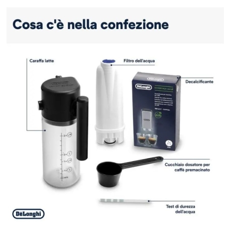 DE LONGHI MAGNIFICA ECAM220.60.B MACCHINA DA CAFFE' SUPERAUTOMATICA 1,8LT 15 BAR COLORE NERO - ECAM22060B