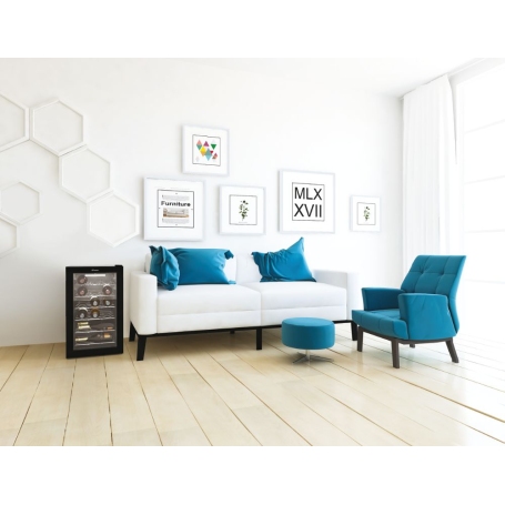 CANDY DIVINO CWC 021 M/N CANTINETTA LIBERA INSTALLAZIONE 21 BOTTIGLIE NERO