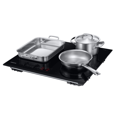 SAMSUNG NZ64B5045GK PIANO COTTURA A INDUZIONE 60CM 4 ZONE COTTURA FLEX ZONE NERO