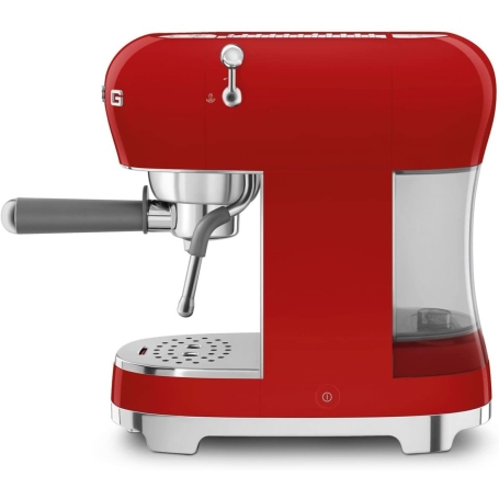 SMEG ECF02RDEU MACCHINA DA CAFFE' ESPRESSO MANUALE 50'S STYLE 1350W COLORE ROSSO - PROMO