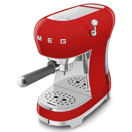 SMEG ECF02RDEU MACCHINA DA CAFFE' ESPRESSO MANUALE 50'S STYLE 1350W COLORE ROSSO - PROMO