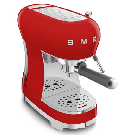SMEG ECF02RDEU MACCHINA DA CAFFE' ESPRESSO MANUALE 50'S STYLE 1350W COLORE ROSSO - PROMO