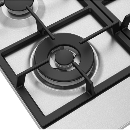 BEKO HIAW64225SXE PIANO COTTURA 60CM 4 FUOCHI A GAS INOX