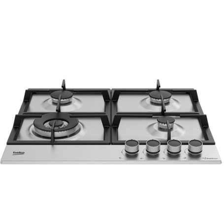BEKO HIAW64225SXE PIANO COTTURA 60CM 4 FUOCHI A GAS INOX