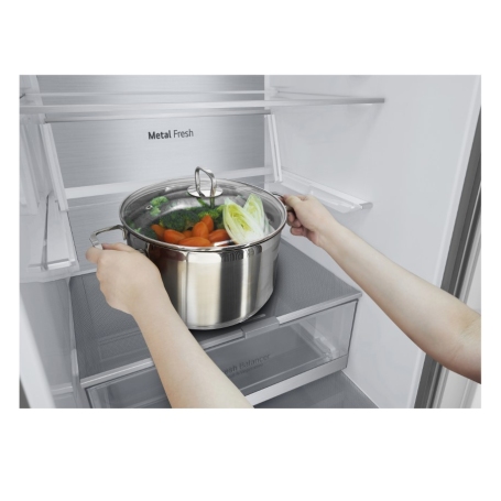 LG GBV7280CPY FRIGORIFERO COMBINATO LIBERA INSTALLAZIONE 387LT NO FROST CLASSE C COLORE ARGENTO