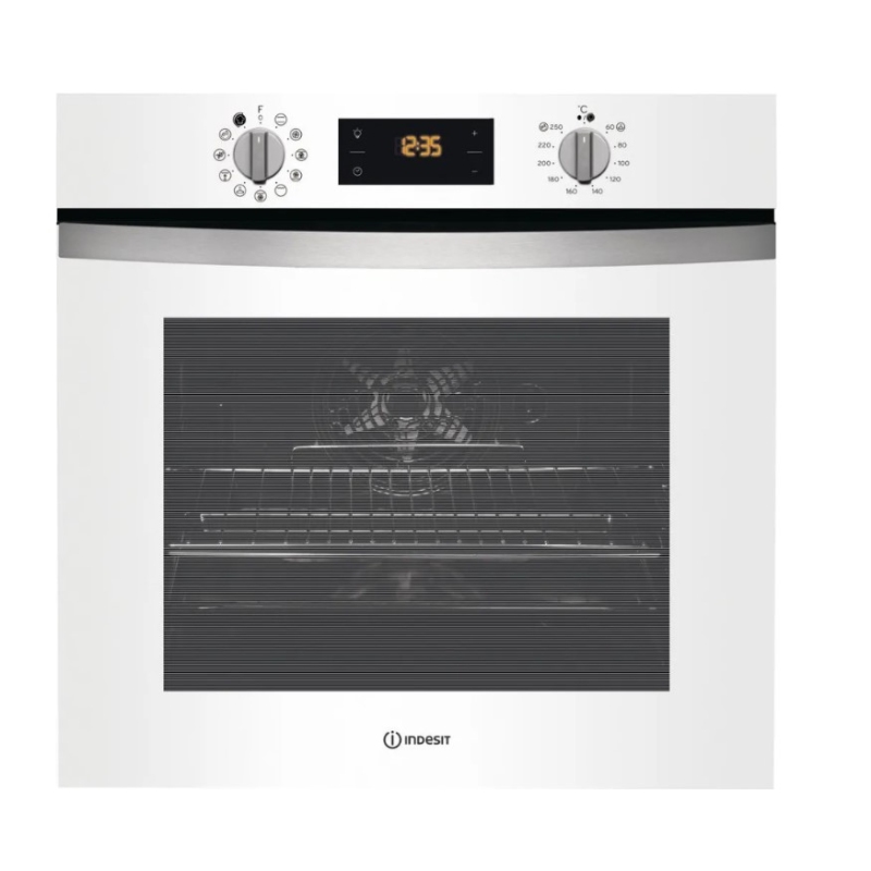 INDESIT IFW 4844 H WH FORNO DA INCASSO ELTTRICO VENTILATO 71LT NERO CLASSE A+ - IFW4844HWH