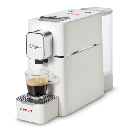POLTI COFFEA CS150W-54C MACCHINA DA CAFFE' + 54 CIALDE SERBATOIO 0,85LT COLORE BIANCA - PCEU0127
