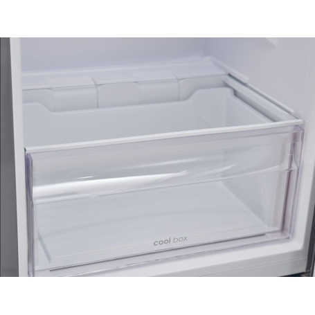 CANDY CDV1S514FS FRIGORIFERO DOPPIA PORTA LIBERA INSTALLAZIONE 212LT STATICO CLASSE F COLORE ARGENTO