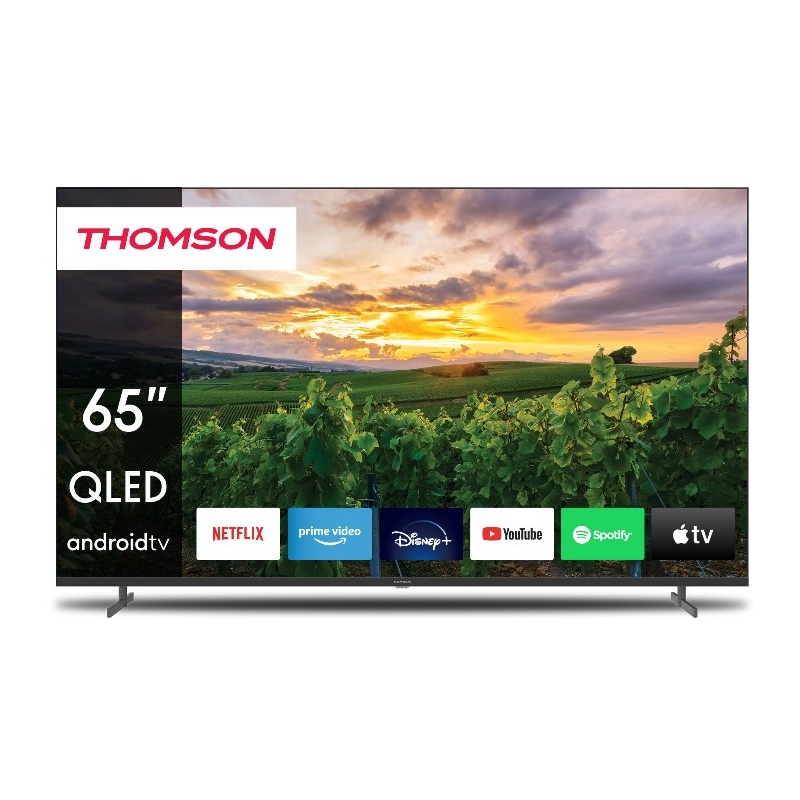 THOMSON 65QA2S13 TV LED 65" SMART TV Q-LED FRAMELESS QUANTUM DOT DOLBY VISION DOLBY ATMOS DVB T2/S2