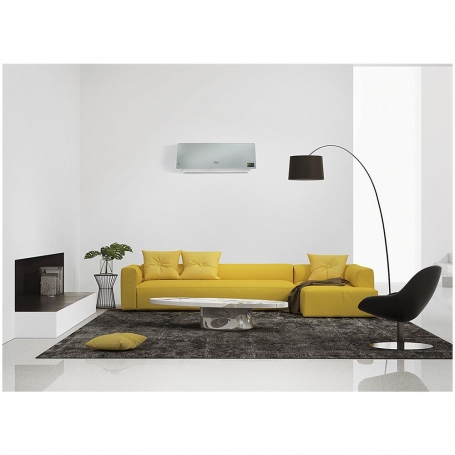 ARGO CHIC/SILVER TERMOVENTILATORE CERAMICO A PARETE 2000W CON TELECOMANDO SILVER