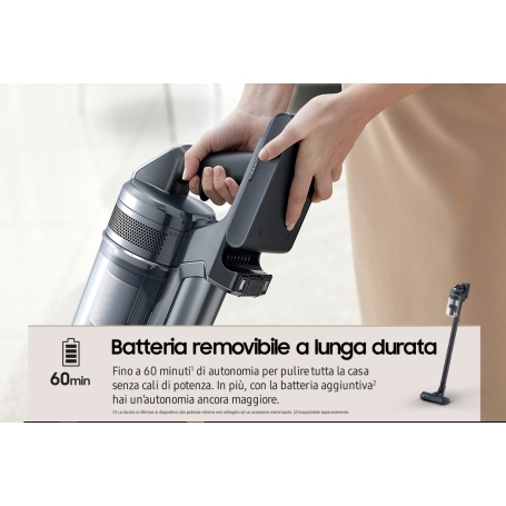 SAMSUNG VS20C852FTB/WA SCOPA ELETTRICA JET 85 PREMIUM MULTICICLONICO CAPACITA' 0,8LT - PROMO