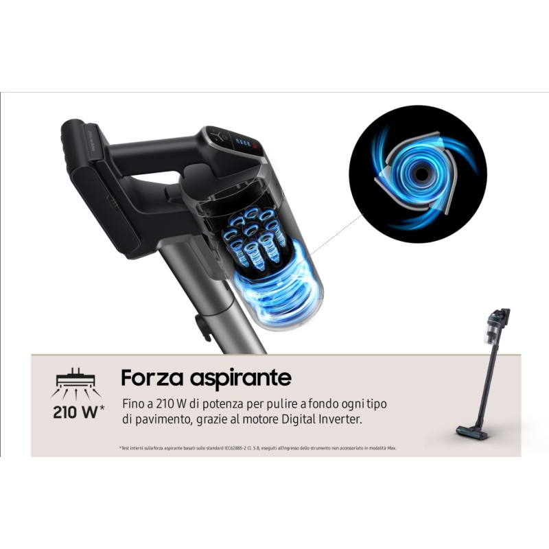 SAMSUNG VS20C852FTB/WA SCOPA ELETTRICA JET 85...