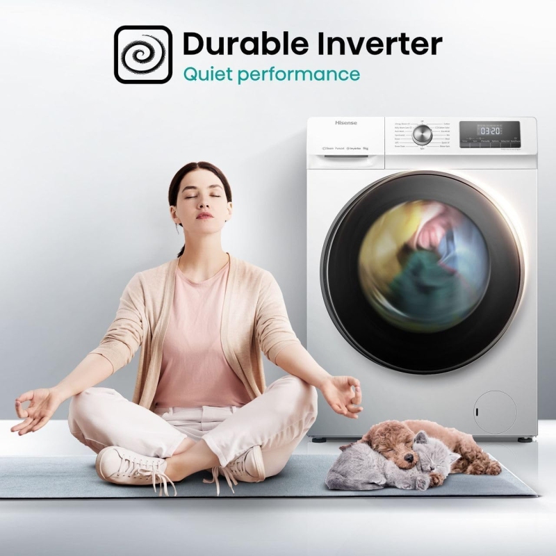 HISENSE WFQA9014EVJMW LAVATRICE 9KG 1400 GIRI...