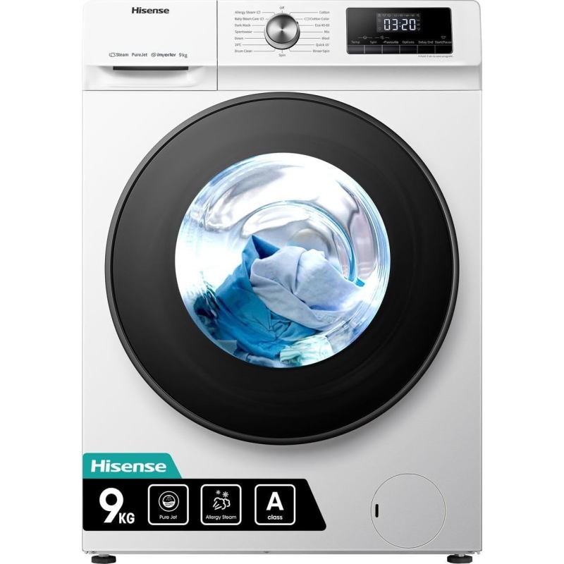 HISENSE WFQA9014EVJMW LAVATRICE 9KG 1400 GIRI CLASSE A