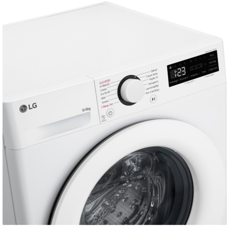 LG D4R3009NSWW LAVASCIUGA 9/6KG 1400 GIRI AI DD INVERTER VAPORE CLASSE A/D