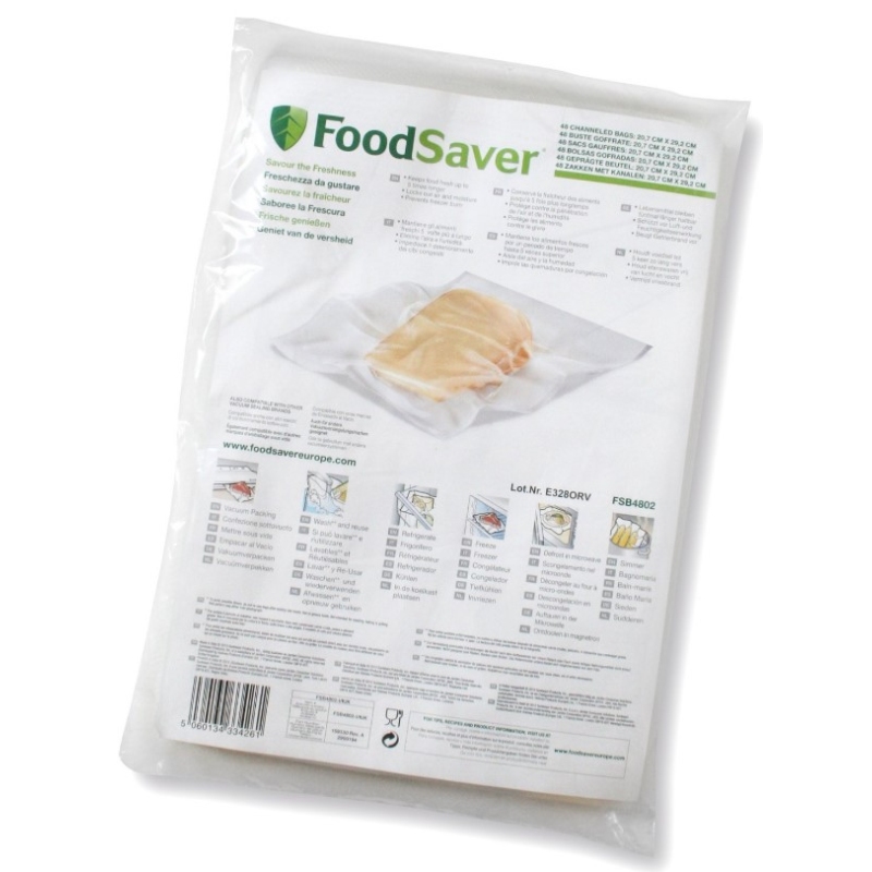 FOODSAVER 4801 JC4802 SACCHETTO PER IL SOTTOVUOTO 20x29 CM