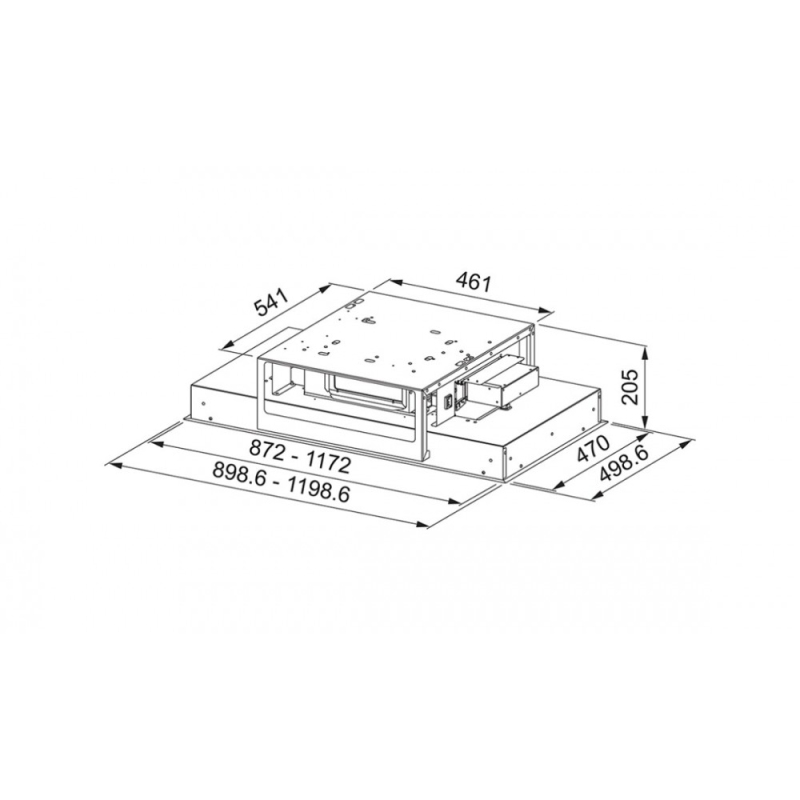FRANKE FCFL 906 BK MARIS FLAT CAPPA DA INCASSO...