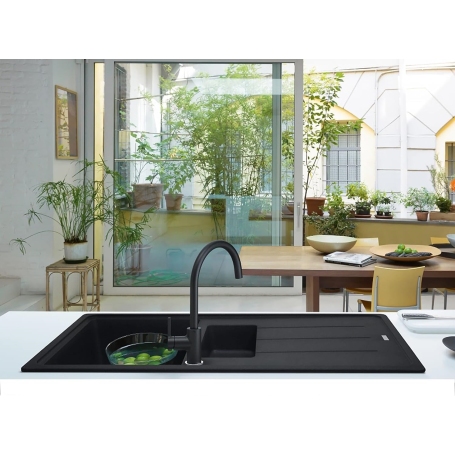 FRANKE 115.0626.020 MISCELATORE MONOCOMANDO CANNA GIREVOLE COLORE NERO - PROMO