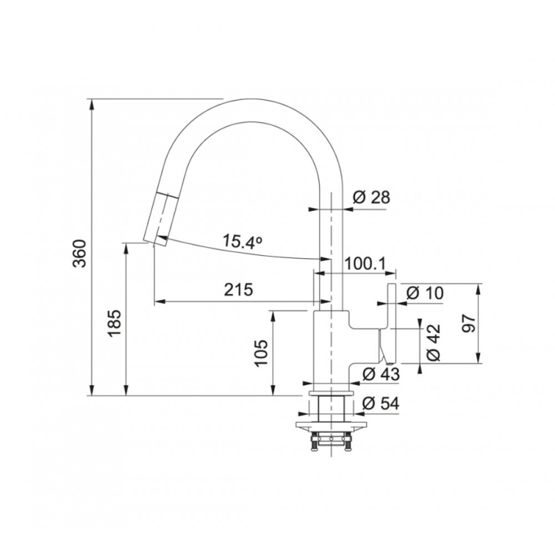 FRANKE 115.0626.083 MISCELATORE MONOCOMANDO CON...