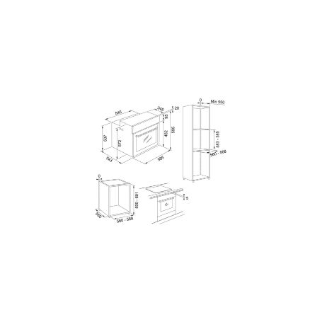 FRANKE 116.0606.102 FORNO DA INCASSO ELETTRICO MULTIFUNZIONE 73LT PIROLITICO CLASSE A+ COLORE NERO - FMY98PBK