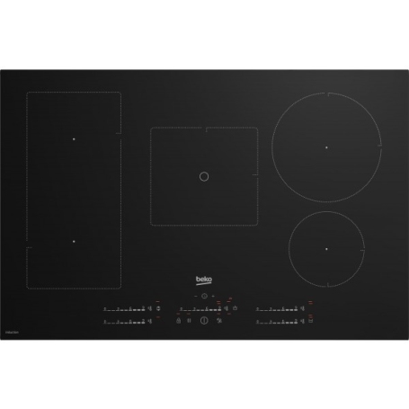 BEKO HII85770UFT PIANO COTTURA A INDUZIONE 78CM 5 ZONE COTTURA COLORE NERO
