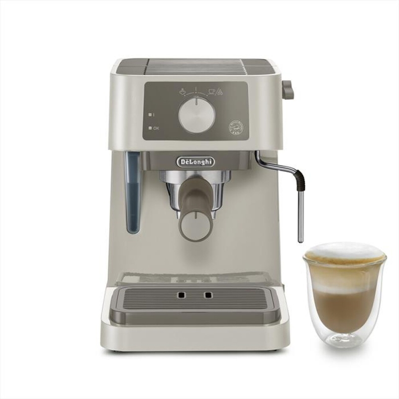 DE LONGHI EC235.CR MACCHINA DA CAFFE ESPRESSO CON CIALDE O CAFFE' MACINATO COLORE CREMA